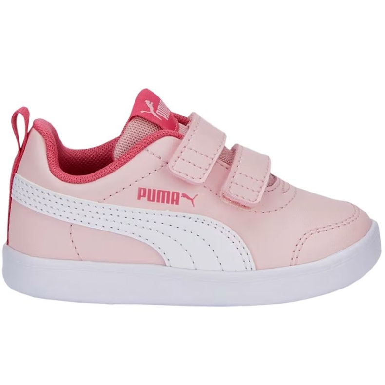 Puma Courtflex v2 V Inf Jr -kengät 371544 25 vaaleanpunainen