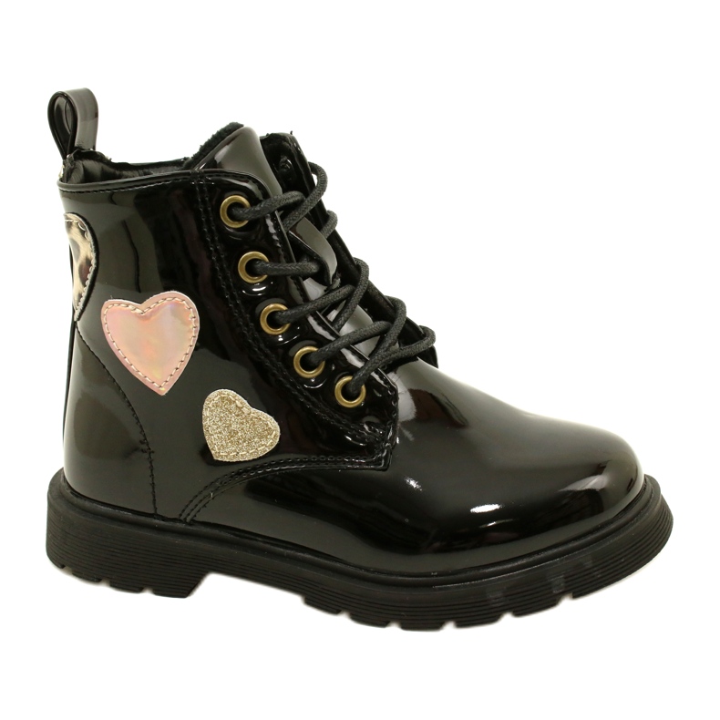 Lakatut saappaat Miss 23DZ23-6599 musta