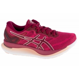 Asics GlideRide W 1012A699-700 juoksukengät punainen Asics GlideRide W 1012A699-700 juoksukengät punainen