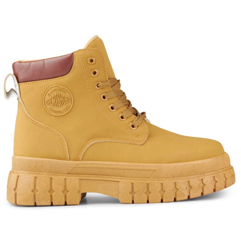 Klassiset naisten kamelisaappaat ruskea