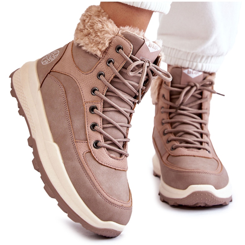 Naisten eristetyt saappaat Lee Cooper LCJ-22-44-1363 Pink vaaleanpunainen