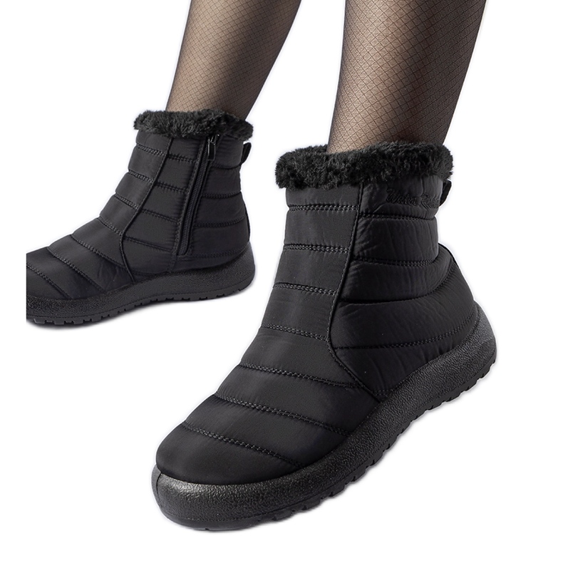 Mustat Valparaiso Water Resistant -eristetyt lumisaappaat