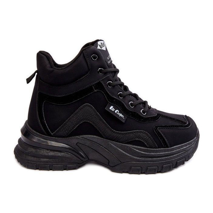 Naisten Trapper-saappaat Lämpimät Nauhat Lee Cooper LCJ-23-44-1976L Musta