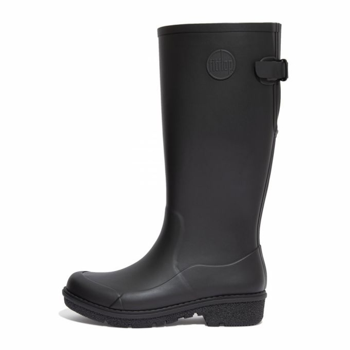 FitFlop Wonderwelly Tall W -kengät AH7-090 musta