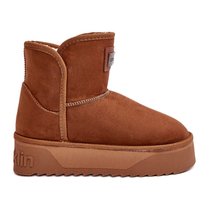 Vegaaniset vedenpitävät lumisaappaat D.Franklin DFSH371004 Ruskea