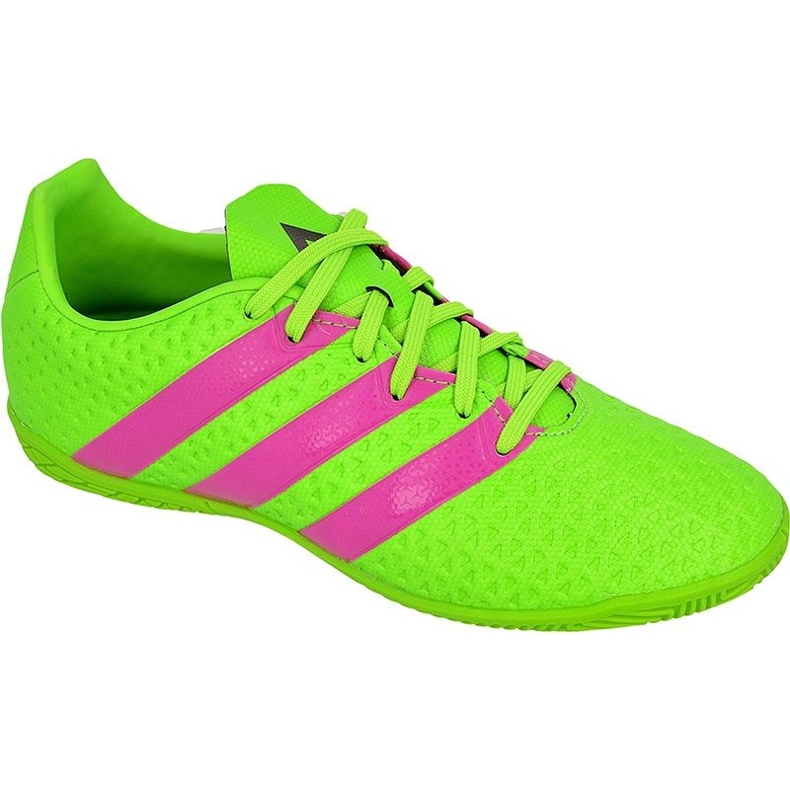 Adidas Ace 16.4 In Jr AF5044 jalkapallokengät vihreä