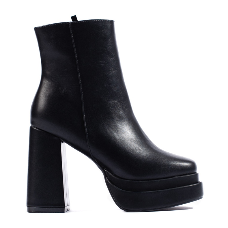 Shelovet mustat korkeakorkoiset nilkkurit