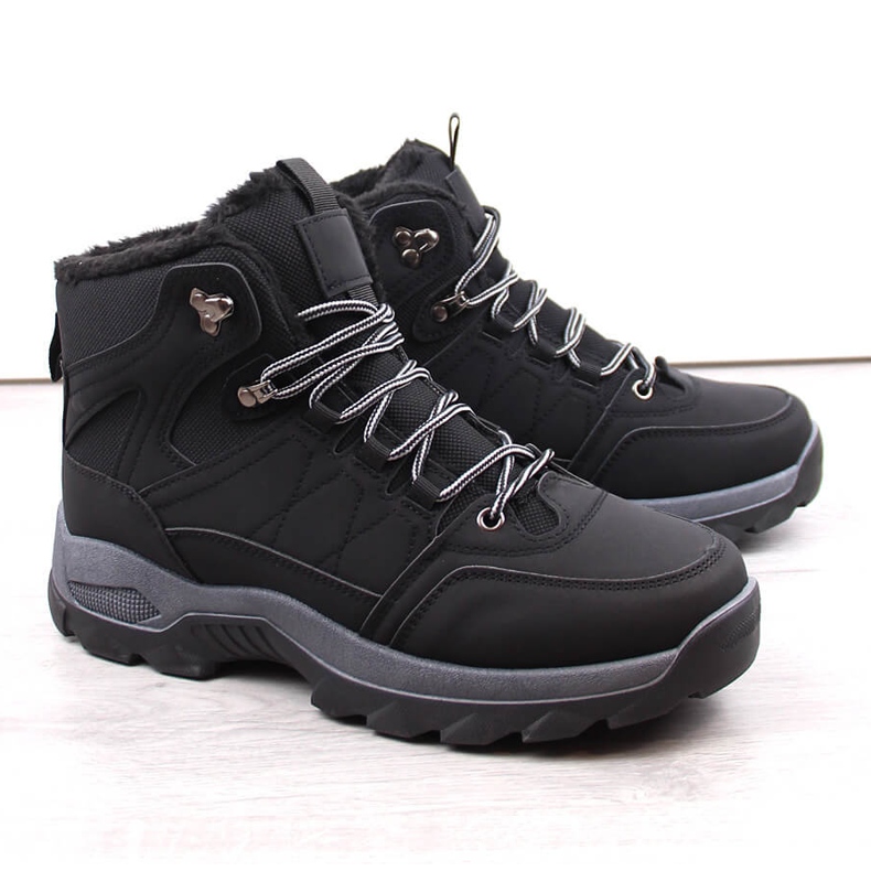 Miesten eristetty talvisaappaat, musta