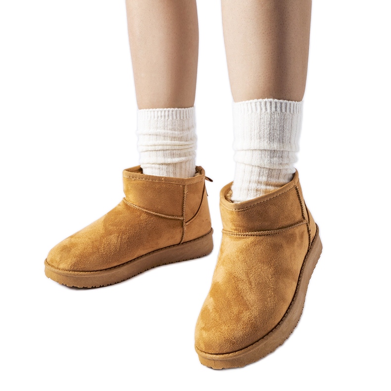 Guglielma karamellieristeiset lyhyet lumisaappaat ruskea