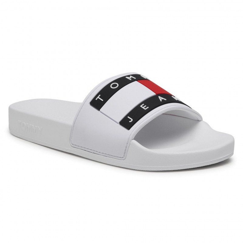Tommy Hilfiger Tommy Jeans Flag Pool Slide W EN0EN01378-YBR varvastossut valkoinen
