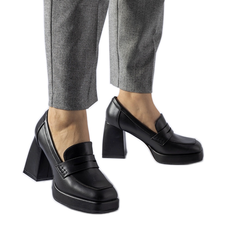 Black Reel korkokengät musta