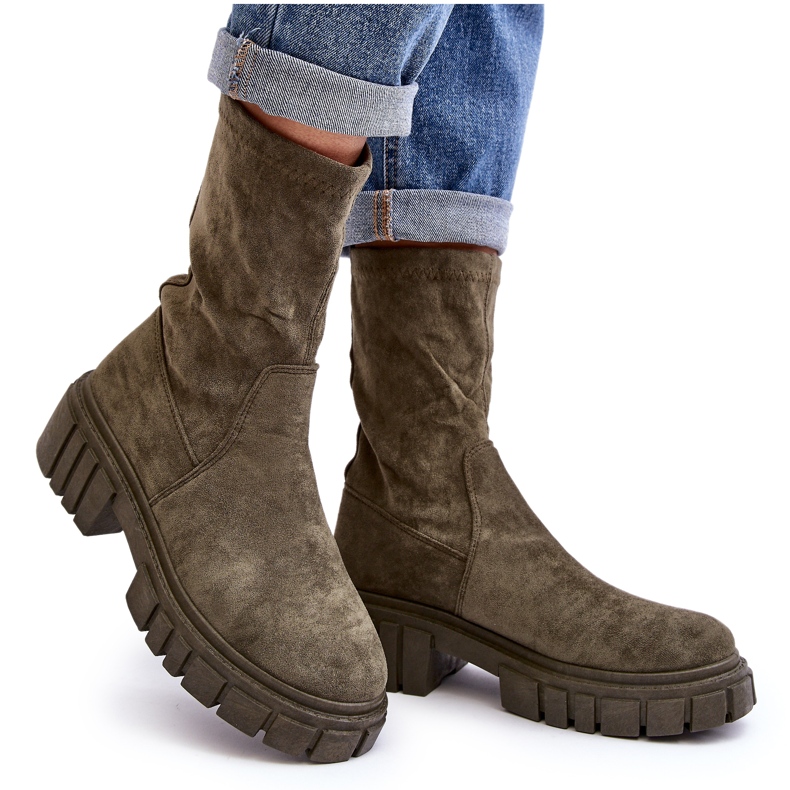 Vihreät Divella Workers -saappaat