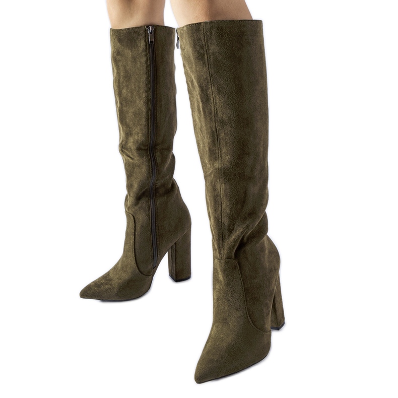 Cinq-Marsin vihreät korkokengät