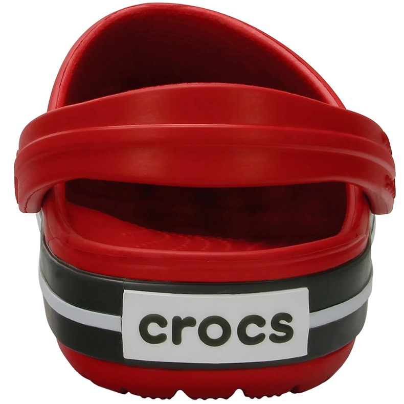 Crocs Kids Crocband Clog lasten puukengät puna-harmaa 207006 6IB punainen