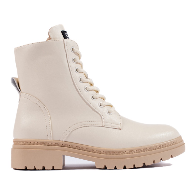 W. Potocki Potockin beigenväriset naisten työhousut