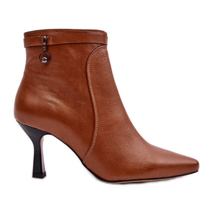 Naisten nahkaiset nilkkurit Maciejka 06301-29 ruskea