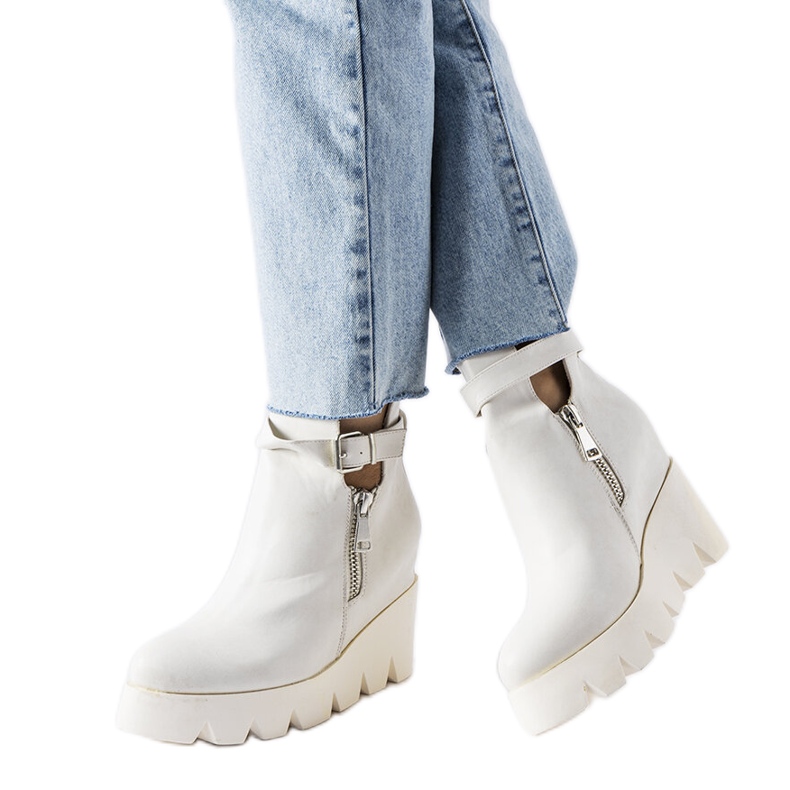 Sherri valkoiset kiilanilkkurit valkoinen