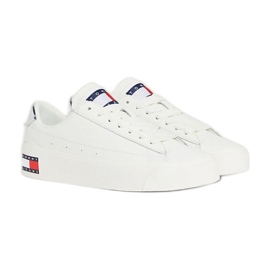 Tommy Hilfiger Vulc Lealther Plat Lc M kengät EN0EN02284YBL valkoinen