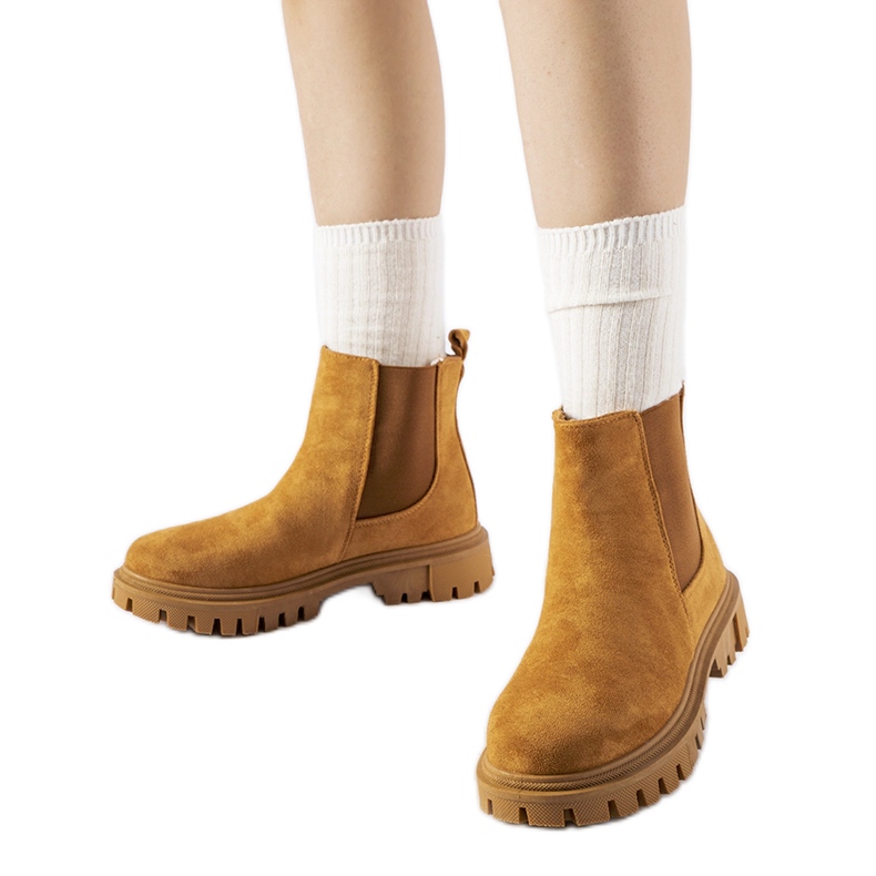 Davenportin karamelliväriset nilkkurit ruskea