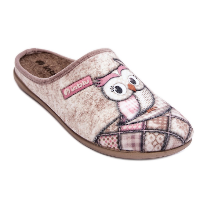 Etusivu Varvastossut Owl Inblu Varvastossut GF000018 Beige