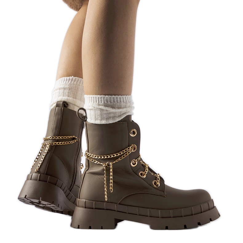 Ruskeat vaelluskengät Alcin-ketjulla