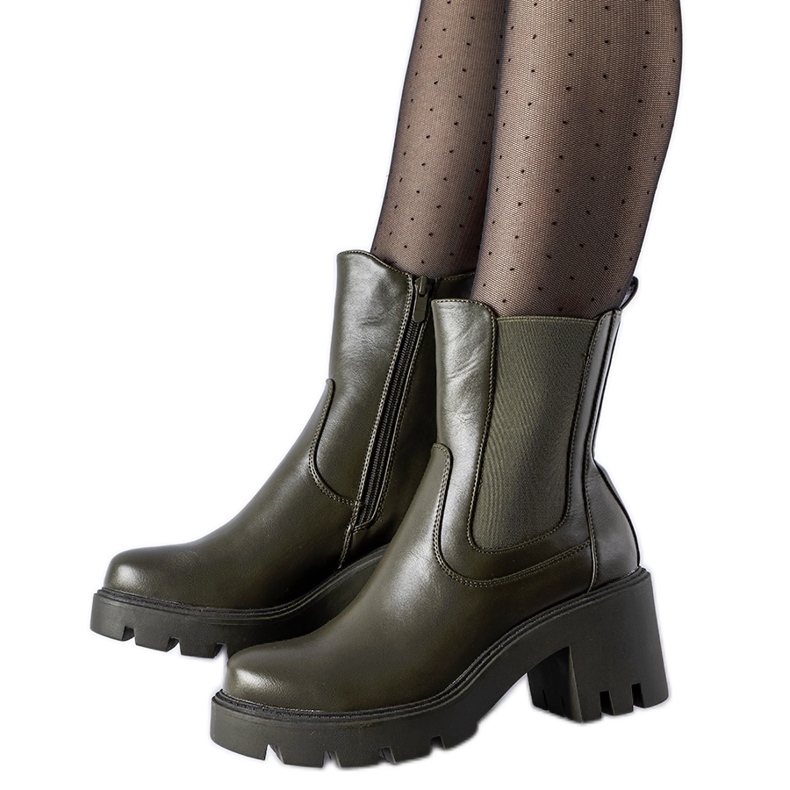 Tummanvihreät Hattiesburg-nilkkurit