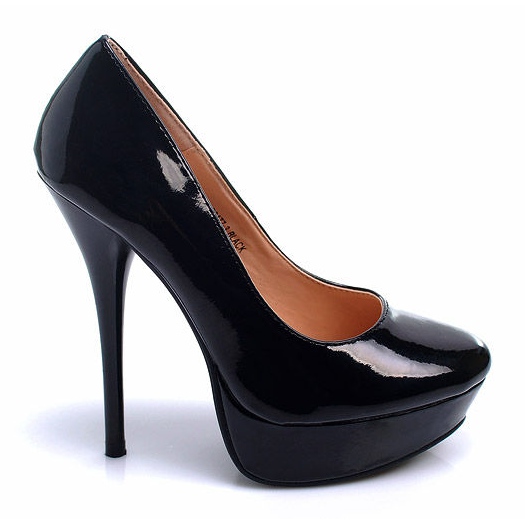 Ideal Shoes Maalatut alustanastat musta