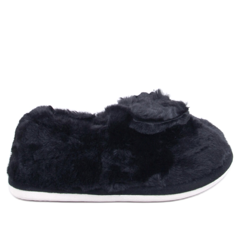 Turkistossut rusetilla Emres Black musta