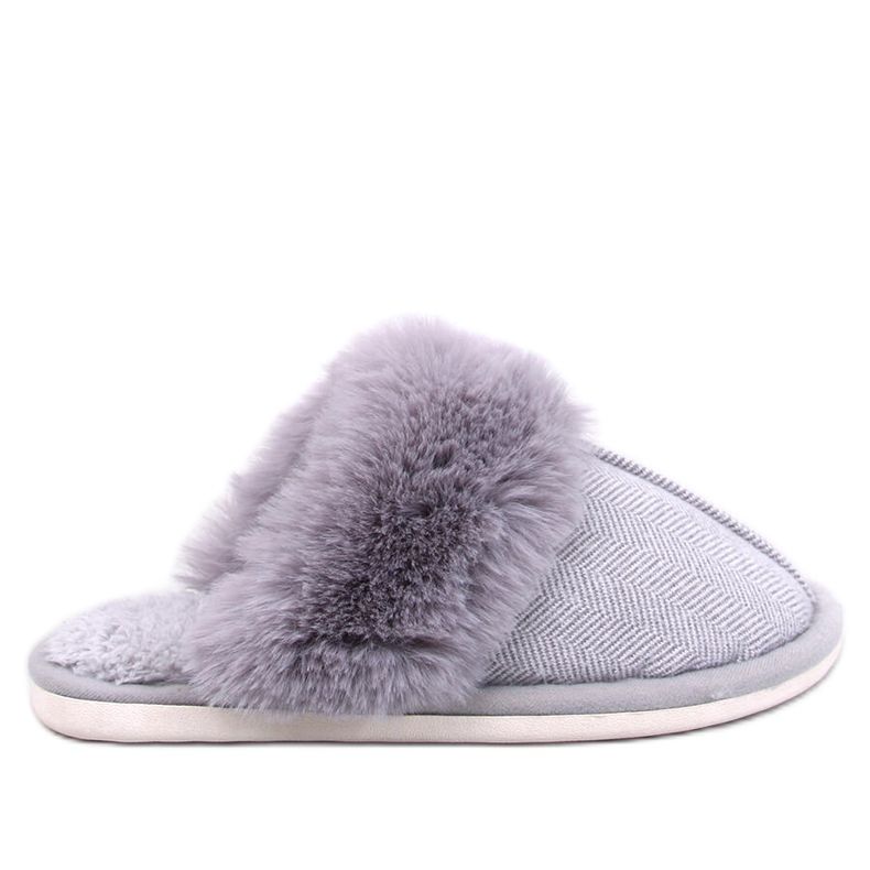 Skeen harmaat kalanruototossut turkisella