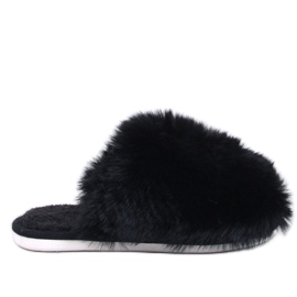 Calvert Black naisten turkistossut musta