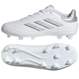 Adidas Copa Pure.2 League Fg Jr IE7496 jalkapallokengät valkoinen Adidas Copa Pure.2 League Fg Jr IE7496 jalkapallokengät valkoinen