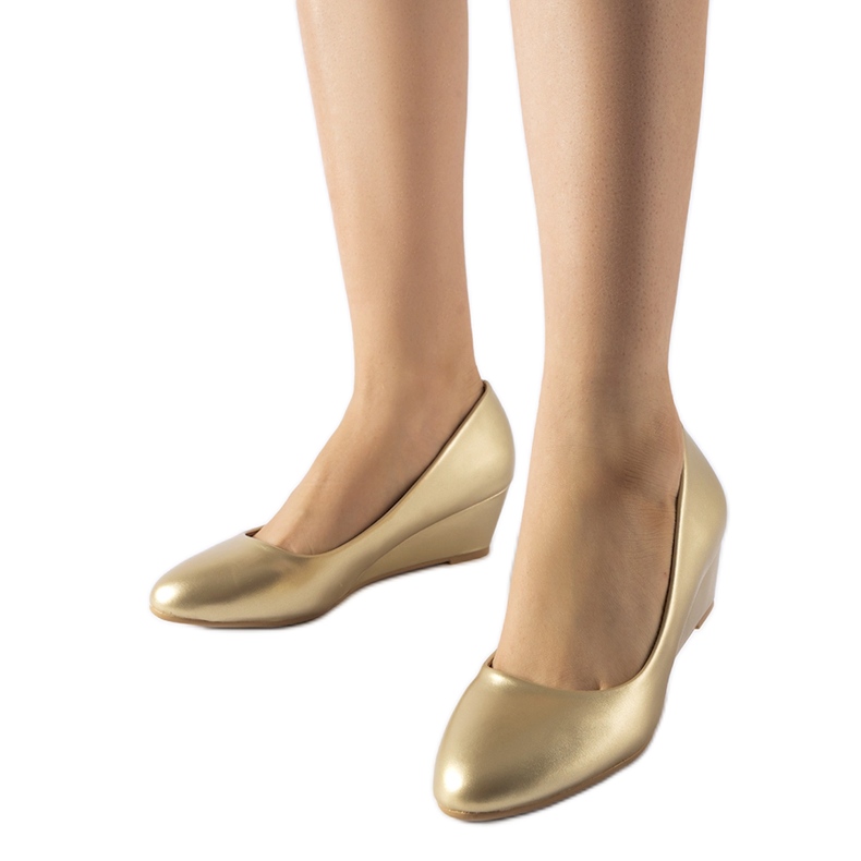Golden Houston low wedge balettiasuntoja kultainen