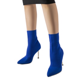 Vincolin tummansiniset nilkkurit sininen