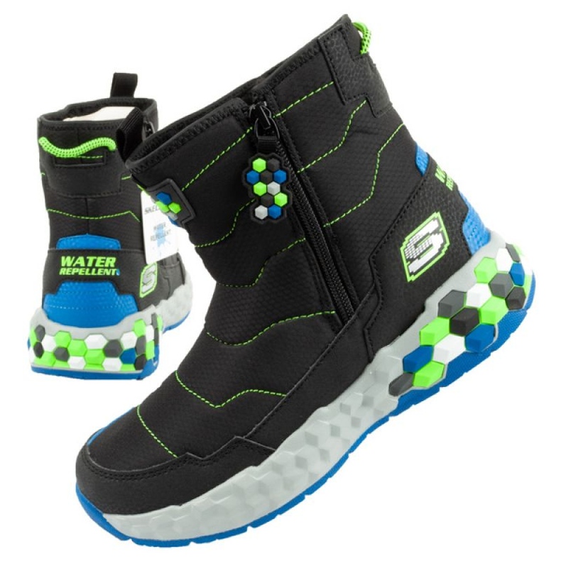 Skechers Jr 402216L/BBLM lumikengät musta