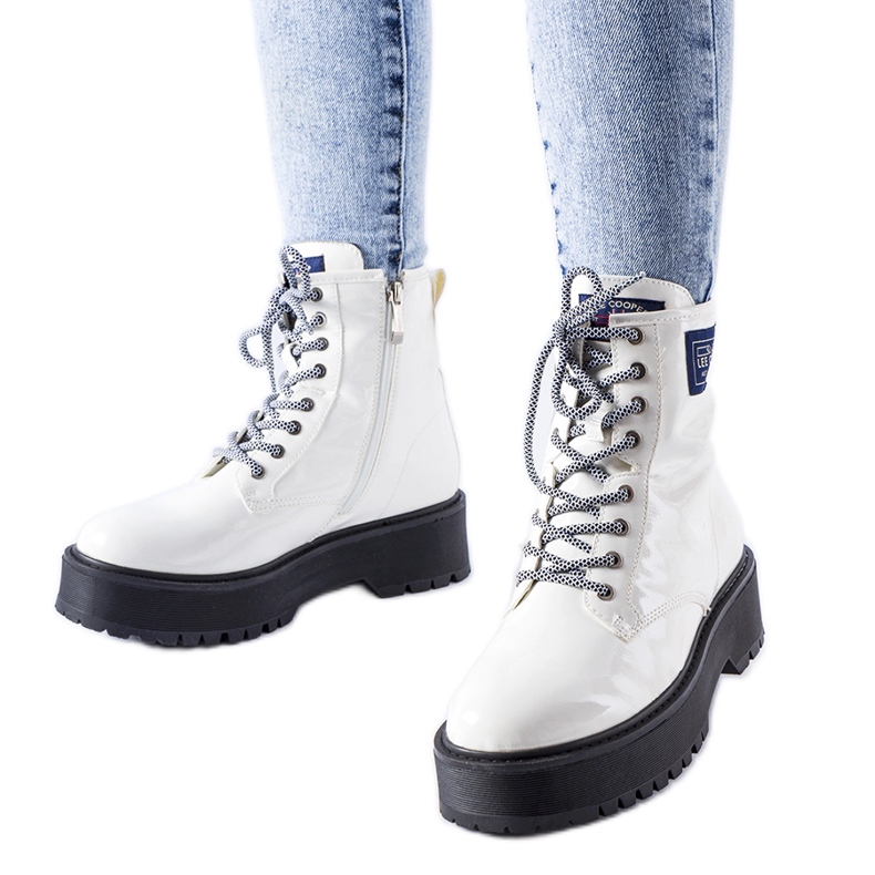 Valkoiset työntekijät Lee Cooper LCJ-21-47-0666LB valkoinen