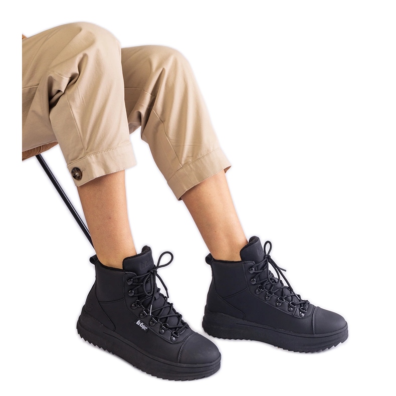 Mustat lämpimät saappaat Lee Cooper LCJ-23-31-3028L