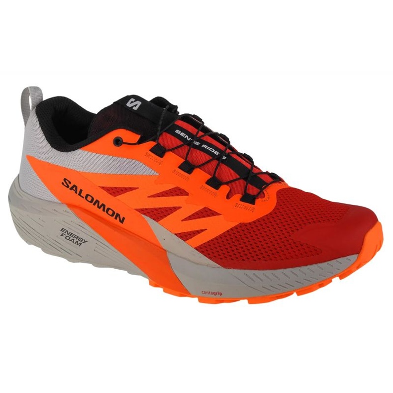 Salomon Sense Ride 5 M 470462 juoksukengät punainen