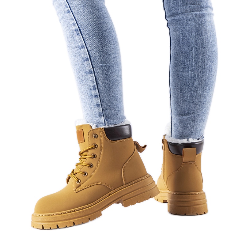 Ruskeat eristetyt Stevensin työsaappaat