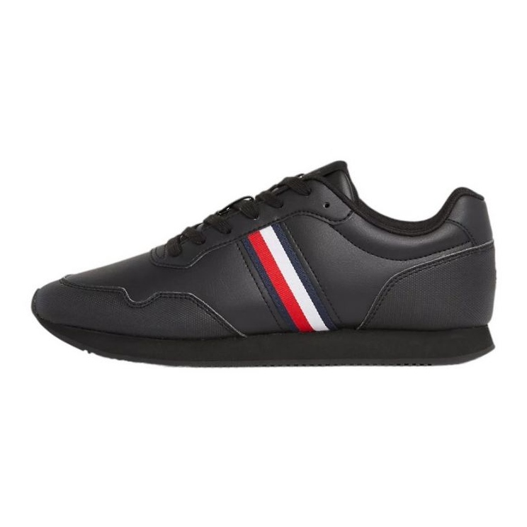 Tommy Hilfiger Core Lo Runner Pu M -kengät FM0FM048340GQ musta
