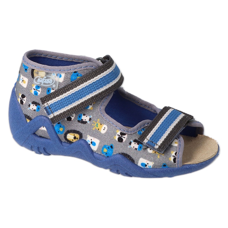 Befado keltaiset lasten kengät 350P034 harmaa