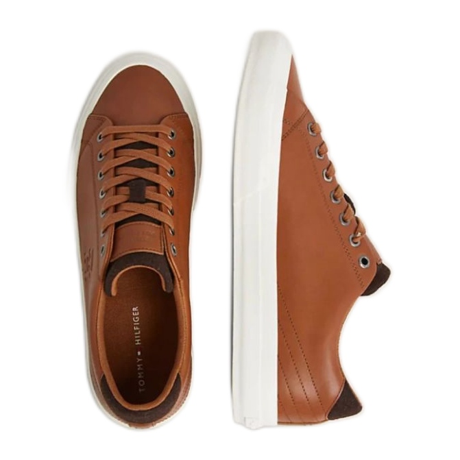 Tommy Hilfiger Vulc Street Low Lth Prem M FM0FM04818 Gtu kengät ruskea