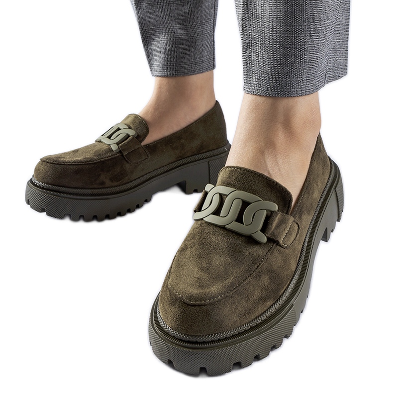 Seborgin vihreät housut paksulla pohjalla