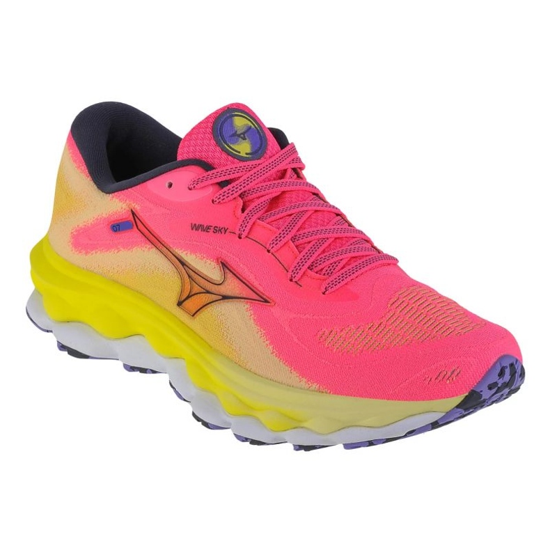 Mizuno Wave Sky 7 W kengät J1GD230223 vaaleanpunainen