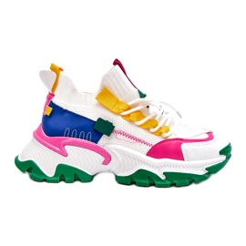 Seastar Naisten Slip-On-lenkkarit, valkoinen ja vihreä