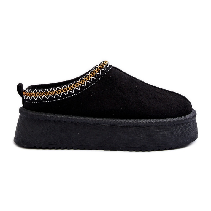 Tossut paksulla pohjalla ekomahkaa, Black Sylva musta