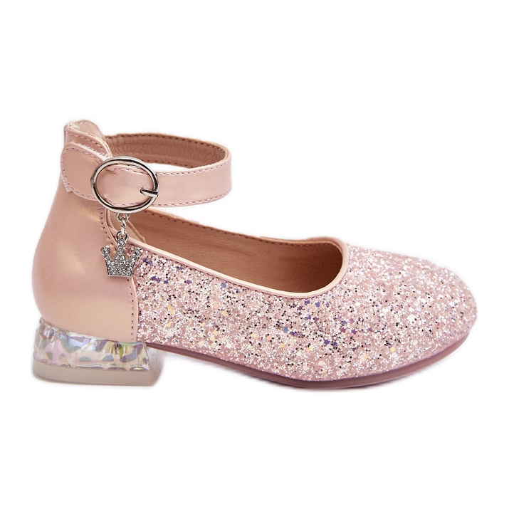 Lasten Pink Pardride Glitter Ballet Flats vaaleanpunainen