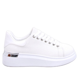 Hein Beige ecru canvas wedge lenkkarit valkoinen