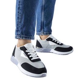 Geraldinon harmaat ja mustat kangaslenkkarit