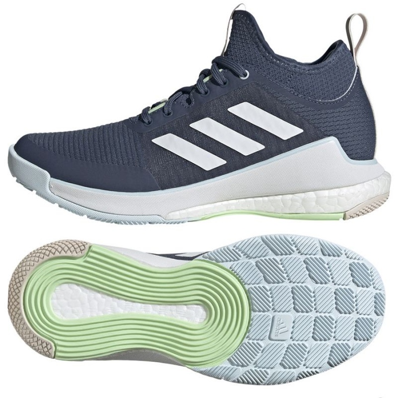 Adidas Crazyflight Mid W IG3971 lentopallokengät sininen