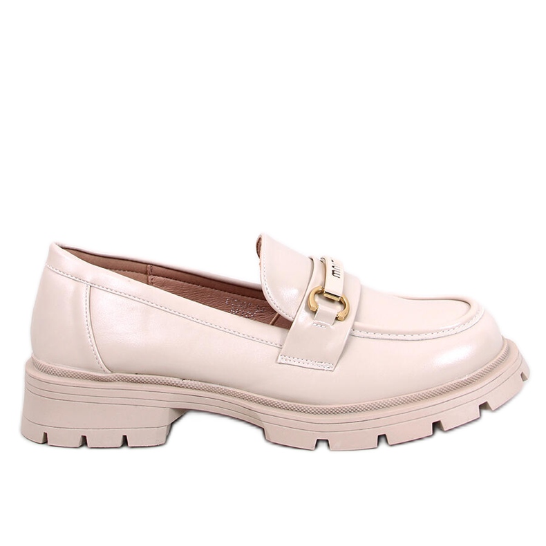 Emina Beige -tasoiset loaferit